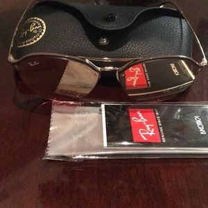 Ray-Ban Blaze Double Bridge Pink Mirror